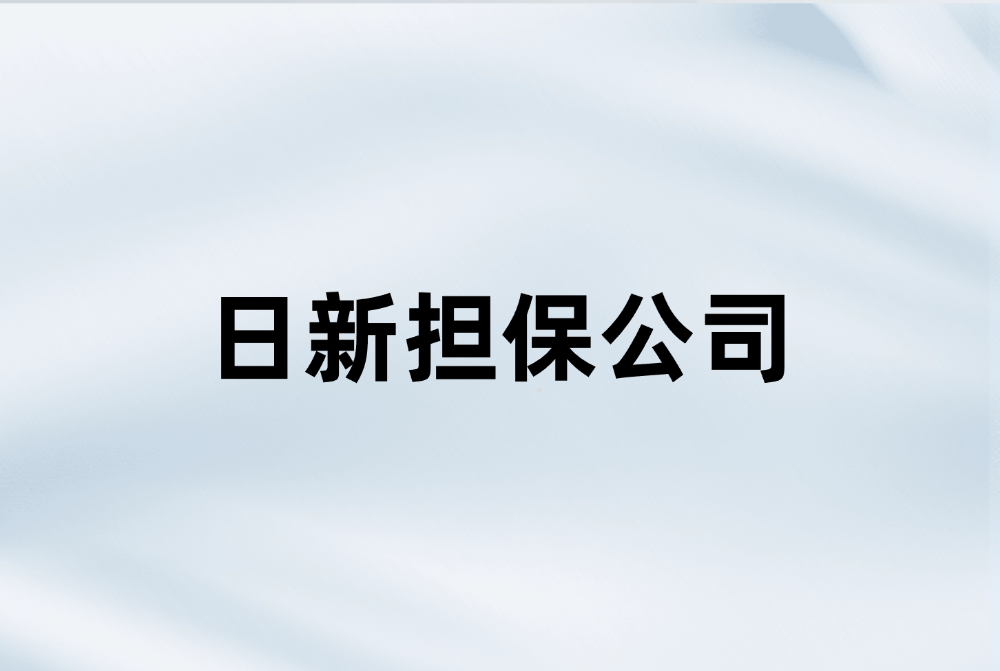 成都市青白江区日新融资担保有限公司
